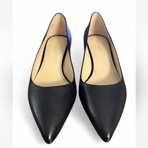 Nine West Black Pointed-Toe Kitten Heels | Size 10 | New Without Box